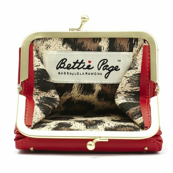 Red Studded Wallet - Picture 3 of 3